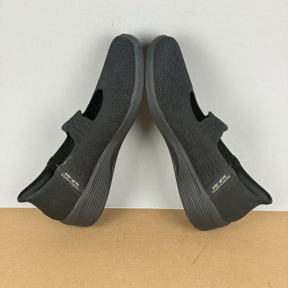 Skechers Slip-Ins Arya That's Sweet Sneakers Womens 7 Black Memory Foam Slip On - Picture 6 of 10